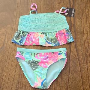 Girls 5T 2 piece swim suit